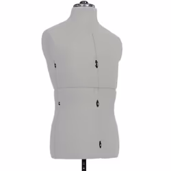 vidaXL Adjustable Dress Form Male Grey Size 37-45 Home Dressmaking Mannequin - Additional view 4