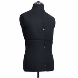 vidaXL Adjustable Dress Form Male Black Size 37-45 Home Dressmaking Mannequin - Additional view 4