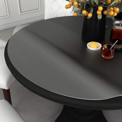 vidaXL Table Protector Matte Ã110cm PVC Accessory Protection Cloth Film Sticker