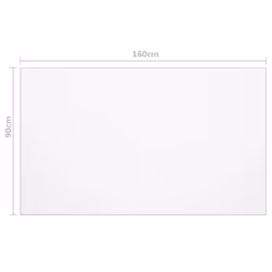 vidaXL Table Protector Floor Cover Table Cloth Table Film Transparent PVC - Additional view 5