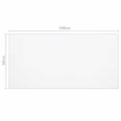 vidaXL Table Protector Floor Cover Table Cloth Table Film Transparent PVC - Additional view 4
