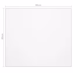 vidaXL Table Protector Protective Sticker Table Film Floor Cover Matt PVC - Additional view 4