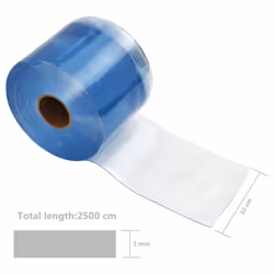 vidaXL Strip Curtain Roll PVC 3mmx300mm Window Covering Pedestrian Door Strip - Additional view 5