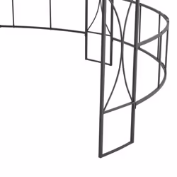 vidaXL Gazebo Anthracite Round Sturdy Outdoor Garden Canopy Shelter Party Tent - Additional view 5