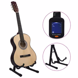 vidaXL 12 Piece Classical Guitar Beginner Set 4/4 39 Music Instrument Guitar - Additional view 2
