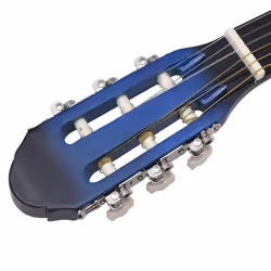 vidaXL Classical Guitar for Beginner Blue 4/4 39" Basswood Music Instrument