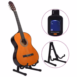 vidaXL Classical Guitar Beginner Set 12 Piece 4/4 39" Starter Music Instrument