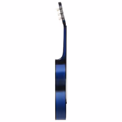 vidaXL Classical Guitar for Beginner and Kids Blue 3/4 36" Music Instrument