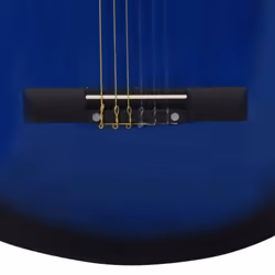 vidaXL Classical Guitar for Beginner and Kids Blue 3/4 36" Music Instrument - Additional view 6