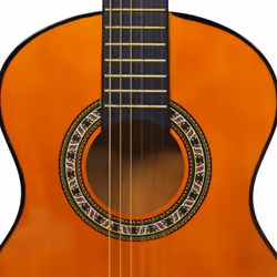 vidaXL Classical Guitar for Beginner and Kid 1/2 34" Basswood Music Instrument - Additional view 4