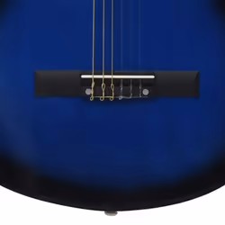vidaXL Western Classical Guitar Set with 6 Strings 12 Piece Blue 38" Guitar - Additional view 10