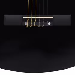 vidaXL Western Classical Cutaway Guitar with Equalizer 6 Strings for Beginner - black - Additional view 5