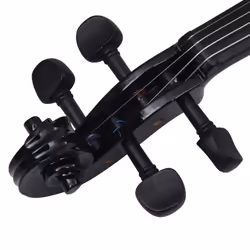 vidaXL Violin Full Set with Bow and Chin Rest Black 4/4 Musical Instrument - Additional view 5