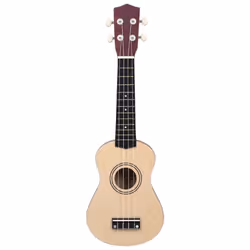 vidaXL Soprano Ukulele Set with Bag for Kids Light Wood 21" Music Instrument - Additional view 5