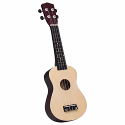 vidaXL Soprano Ukulele Set with Bag for Kids Light Wood 23" Music Instrument - Additional view 4