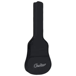 vidaXL Guitar Bag for 4/4 Classical Guitar Black Fabric Guitar Case Accessory