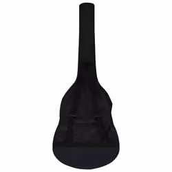 vidaXL Guitar Bag for 1/2 Classical Guitar Black Fabric Guitar Case Accessory