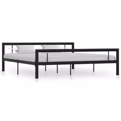 VidaXL 284555, Black, White, 187.5 cm, 2.12 m, 65.5 cm, 1800 x 2000 mm, 32 cm