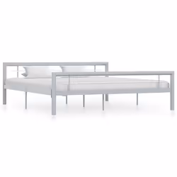 VidaXL 284561, Grey, White, 187.5 cm, 2.12 m, 65.5 cm, 1800 x 2000 mm, 32 cm