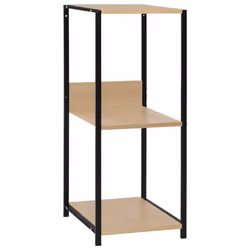 VidaXL 288233, Black, Oak, Steel, Wood, 15 kg, 45 kg, 335 mm