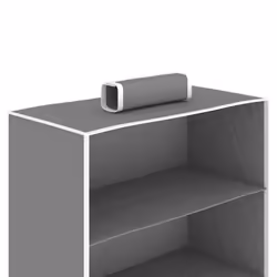 vidaXL 2x Hanging Closet Organisers with 10 Shelves Fabric Garment Rack Set - Additional view 5