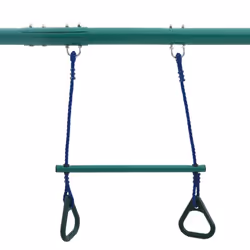 vidaXL Swing Set with Gymnastic Rings and 4 Seats Steel Chair Sky Scooter - Additional view 7