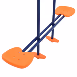 vidaXL Swing Set With 3 Seats Steel Backyard Playground Playset Sky Scooter - Additional view 5