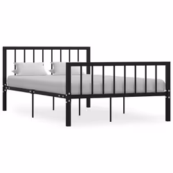 VidaXL 284570, Black, 126 cm, 2.08 m, 84 cm, 1200 x 2000 mm, 28.5 cm