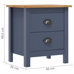 VidaXL 288905 nightstand/bedside table - Additional view 4