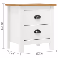 VidaXL 288906 nightstand/bedside table - Additional view 7