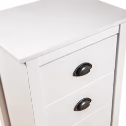 vidaXL Solid Wood Pine Sideboard Hill White 46x35x80 cm Storage Organiser - Additional view 5