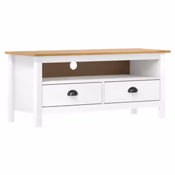 VidaXL 288926, White, Wood, Wood, 1100 mm, 400 mm, 470 mm