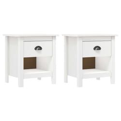VidaXL 288968 nightstand/bedside table White