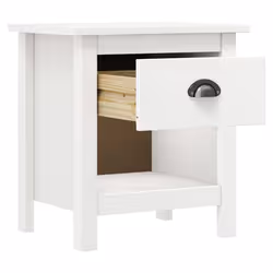 VidaXL 288968 nightstand/bedside table White - Additional view 4