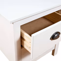 VidaXL 288968 nightstand/bedside table White - Additional view 7