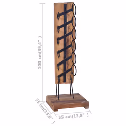 VidaXL 288809 wine rack Wood - Additional view 6