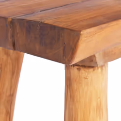 vidaXL Solid Teak Wood Garden Bench 80 cm Patio Yard Outdoor Hall Seat Chair - Additional view 4