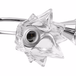 vidaXL Ceiling Lamp with Transparent Glass Shades for 5 E14 Bulbs Tulip Light - Additional view 7