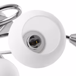 Ceiling Lamp with Ceramic Shades for 5 E14 Bulbs White Bowl - Additional view 6
