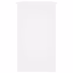 vidaXL Desk White Engineered Wood Computer Desk Workstation Working Table - Additional view 7