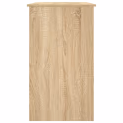 vidaXL Desk Sonoma Oak Engineered Wood Office Writing Desk Workstation Table - Additional view 7