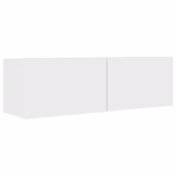 vidaXL TV Cabinet White Engineered Wood TV Hifi Stand Stereo Cabinet Furniture