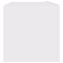 vidaXL TV Cabinet White Engineered Wood TV Hifi Stand Stereo Cabinet Furniture - Additional view 7