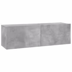 vidaXL TV Cabinet Concrete Grey Engineered Wood TV Stand Stereo Hifi Cabinet