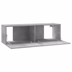 vidaXL TV Cabinet Concrete Grey Engineered Wood TV Stand Stereo Hifi Cabinet - Additional view 6