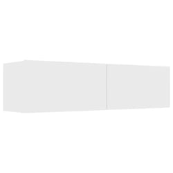 vidaXL TV Cabinet White Engineered Wood TV Unit Hifi Stand Stereo Cabinet