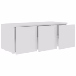 vidaXL TV Cabinet White Engineered Wood Media Hifi Stand Stereo Cabinet Unit - Additional view 5