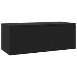 vidaXL TV Cabinet Engineered Wood Home Stereo Media Stand Unit Multi Colours - black