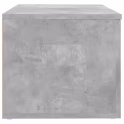 vidaXL TV Cabinet Concrete Grey Engineered Wood Media Hifi Stand Stereo Unit - Additional view 7