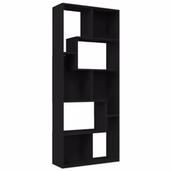 VidaXL 801878, Black, Wood, Wood, 670 mm, 240 mm, 1610 mm